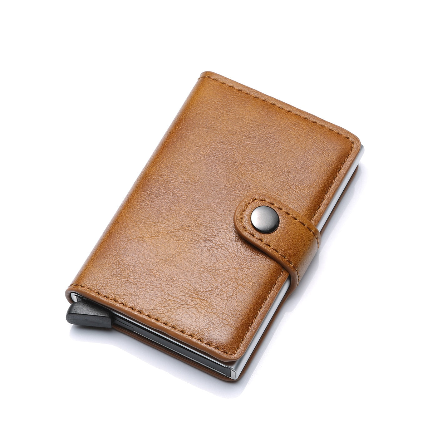 Men RFID Blocking Money, Bank Card Slim Leather Wallet-ID Holder/ Free Shipping