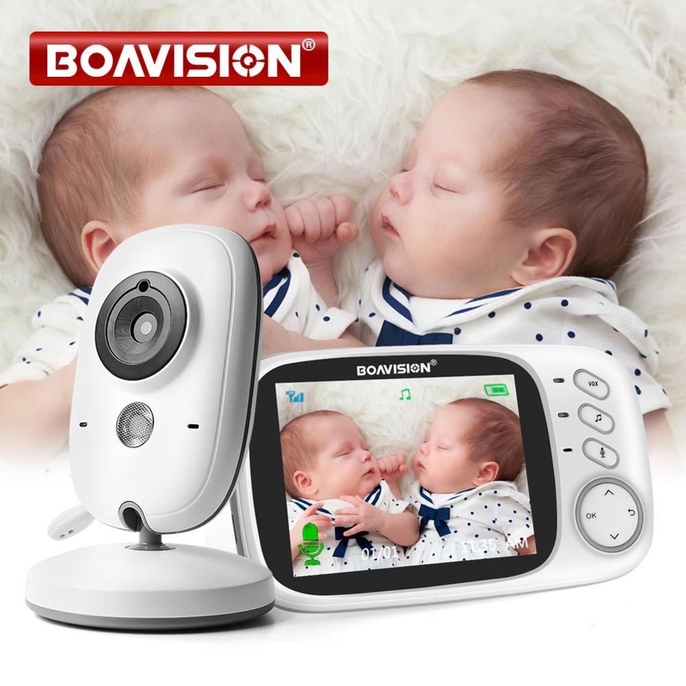 VB603 Video Security Camera Baby Monitor 2.4G Wireless and 3.2 Inches LCD 2 Way Audio / Free Shipping