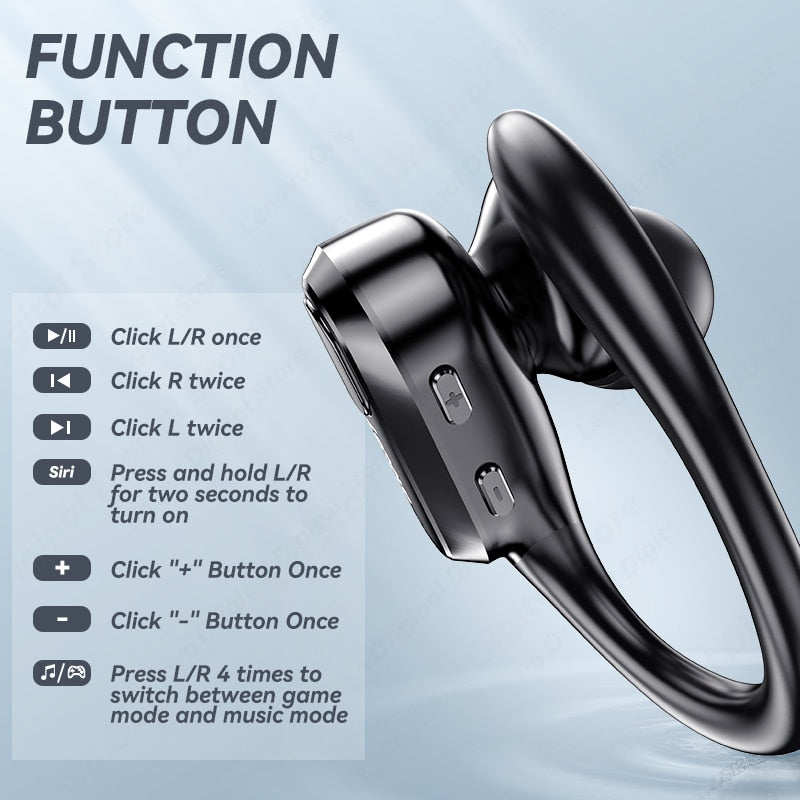 Lenovo XT80 Bluetooth 5.3 Earphones True Wireless Headphones with Mic Button Control / FREE Shipping