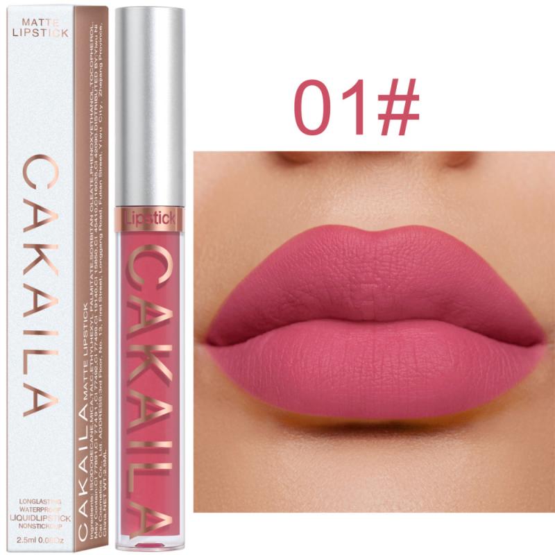 Lipstick Matte CAKAILA Velvet Lip Gloss 36 Colors Long-Lasting Waterproof / enter Code RT7CHPB8E3KX / Buy 10 get 4 FREE / FREE Shipping