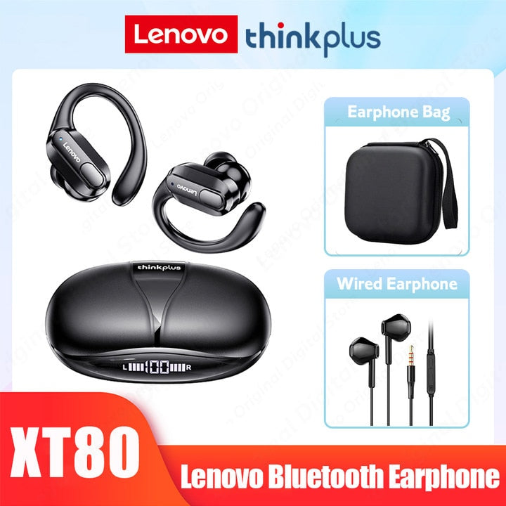 Lenovo XT80 Bluetooth 5.3 Earphones True Wireless Headphones with Mic Button Control / FREE Shipping