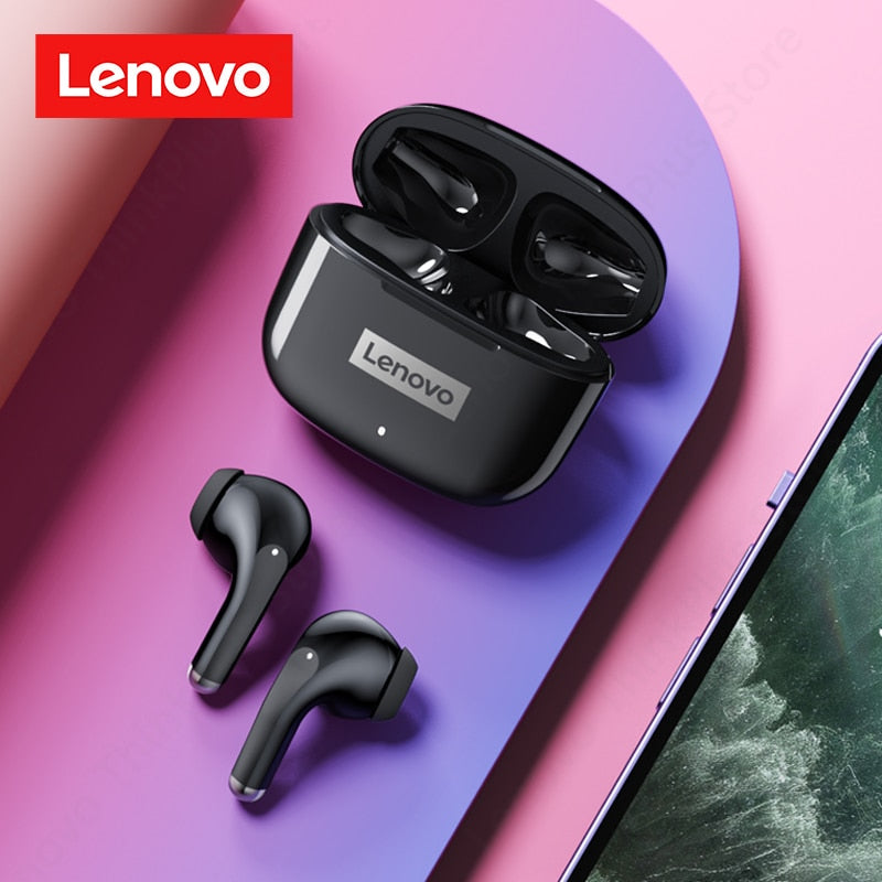 Lenovo LP40 Pro Bluetooth 5.1 Wireless Head/earphones , Microphone, Music TWS Headset / Buy 3 get 1 FREE / Enter Code ER57K3SYQ7EV / FREE Shipping