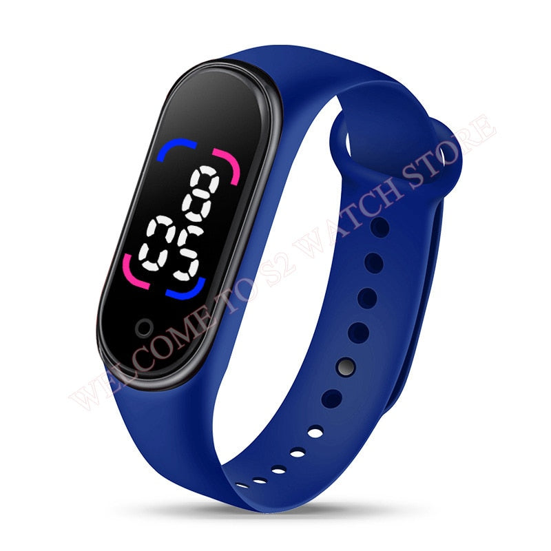 Fashion Sports Watch For Children girls/boys Waterproof Led Digital Watch Ultra-light Silicone Strap Teen Boys Girls WristWatch Unisex