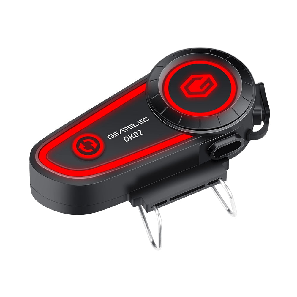 GEARELEC DK02 Motorcycle Helmet Headset Stereo Bluetooth Hands Free Call - IPX7 / Free Shipping