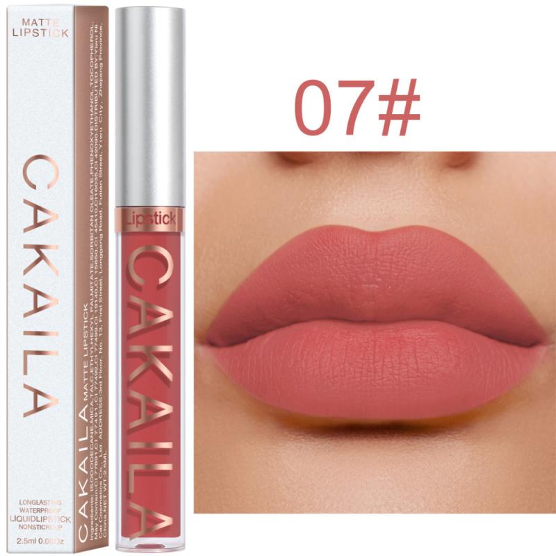Lipstick Matte CAKAILA Velvet Lip Gloss 36 Colors Long-Lasting Waterproof / enter Code RT7CHPB8E3KX / Buy 10 get 4 FREE / FREE Shipping