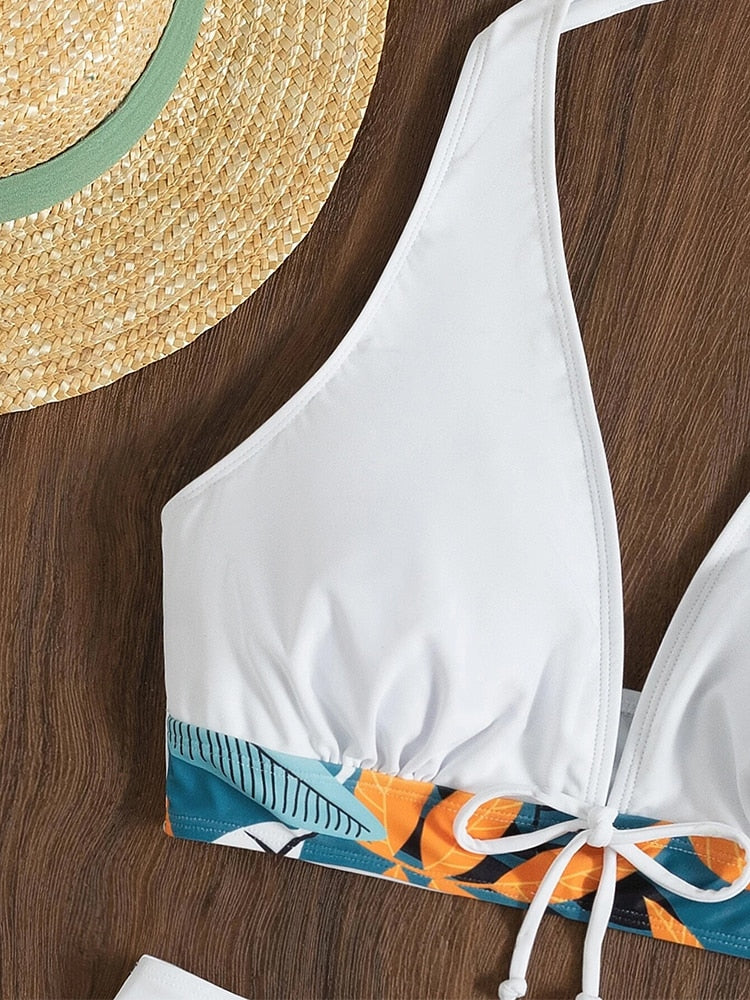 New High Waist Sexy Swimsuit for Women casual beach wear custom prints / FREE Shipping