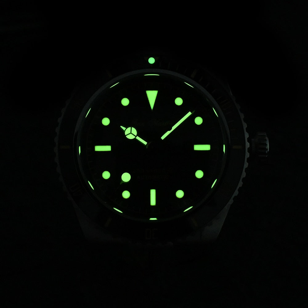 San Martin top brand Men's wrist Watch 38mm Diver 6200 Luxury Sapphire 20Bar Luminous