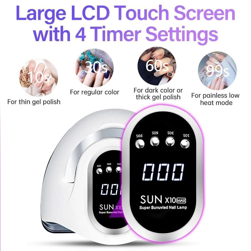 SUN X11 66LEDs Nail Dryer UV Lamp for Gel Nail Polish-Motion Sensing/ Buy 3 get 1 FREE / Enter Code B10N66TM2SEG / FREE Shipping
