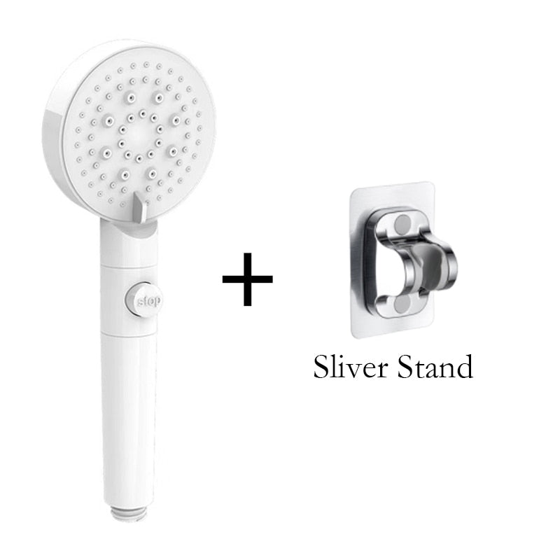 LeCono Shower Head Adjustable 6 spray MODES High Pressure for Salon or Bath / FREE Shipping