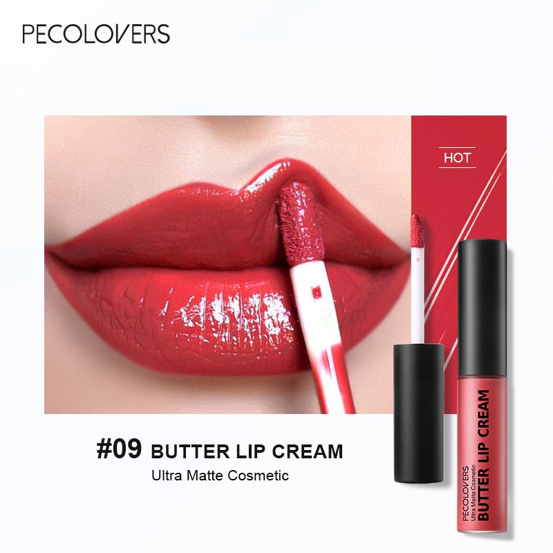 Matte Velvet Lip Glaze Waterproof Lipstick 10 beautiful colors / Buy 10 get 3 FREE / Enter CODE Q2K8RBZ27WA1 / FREE Shipping
