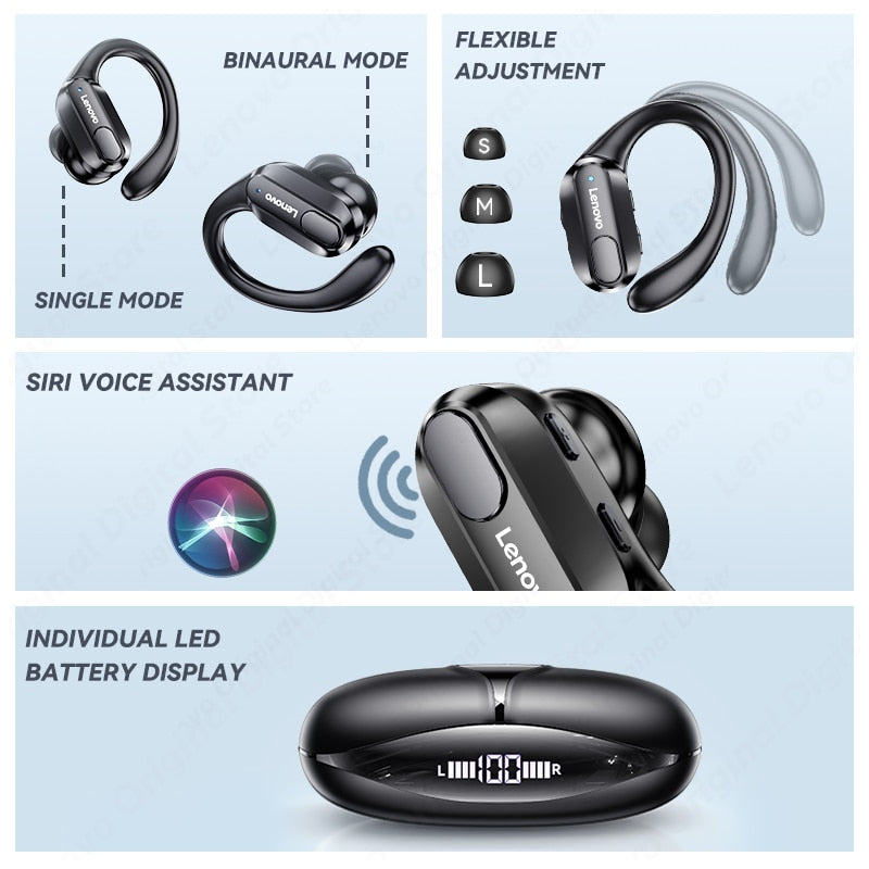 Lenovo XT80 Bluetooth 5.3 Earphones True Wireless Headphones with Mic Button Control / FREE Shipping