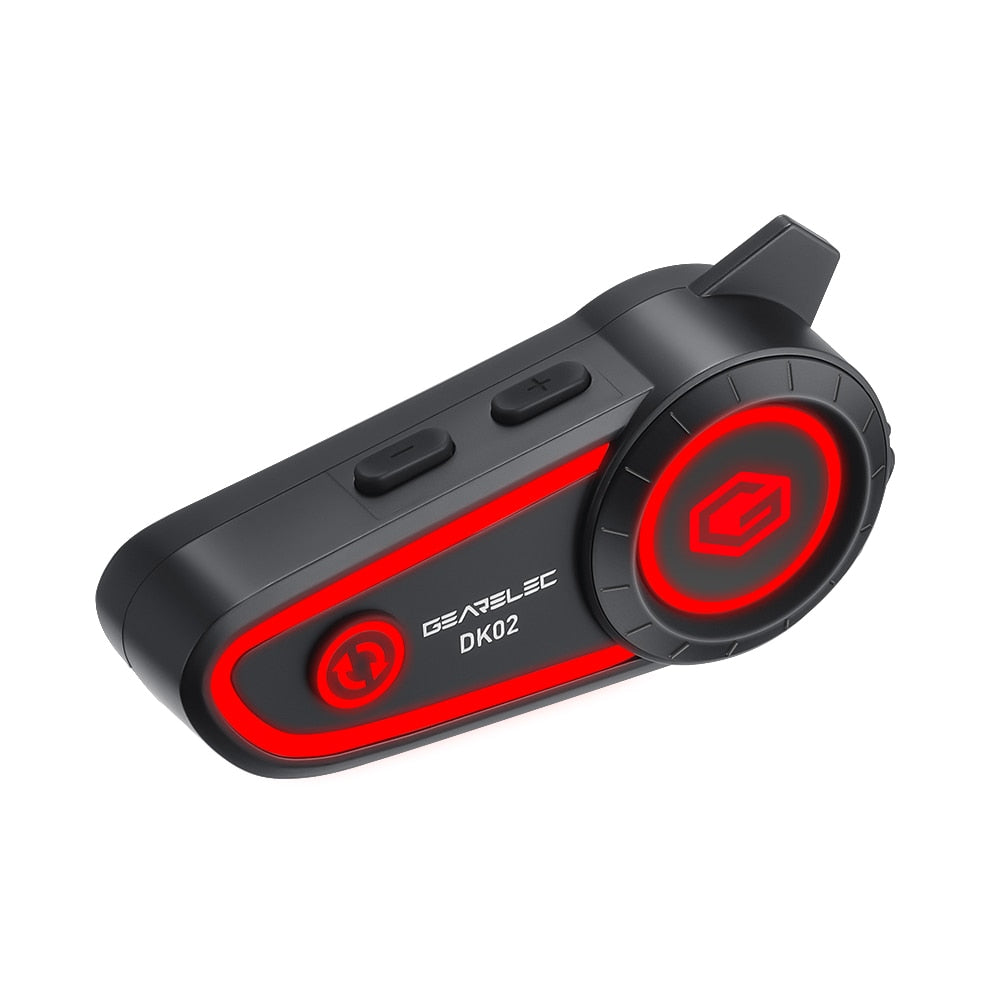 GEARELEC DK02 Motorcycle Helmet Headset Stereo Bluetooth Hands Free Call - IPX7 / Free Shipping