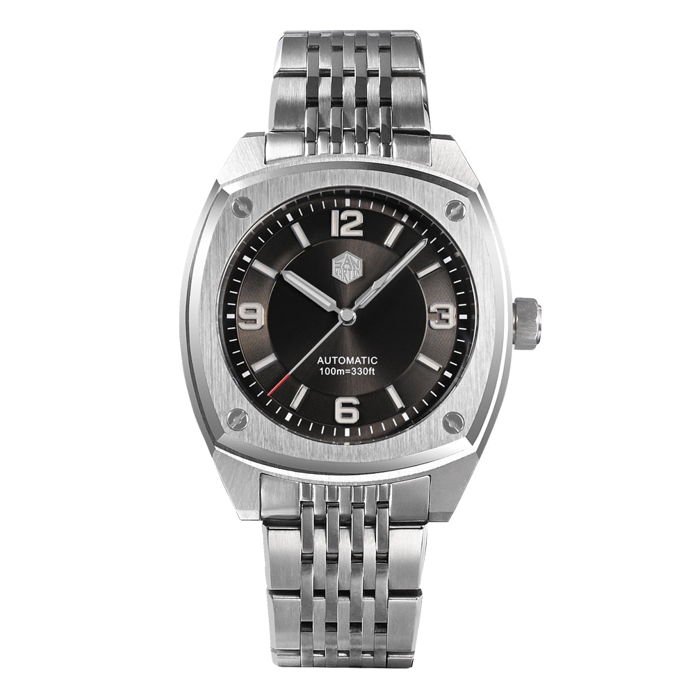 San Martin 39.5mm Original Sports Style High Quality Classic Luxury Men Mechanical Dive Watches Sapphire 10Bar BGW-9