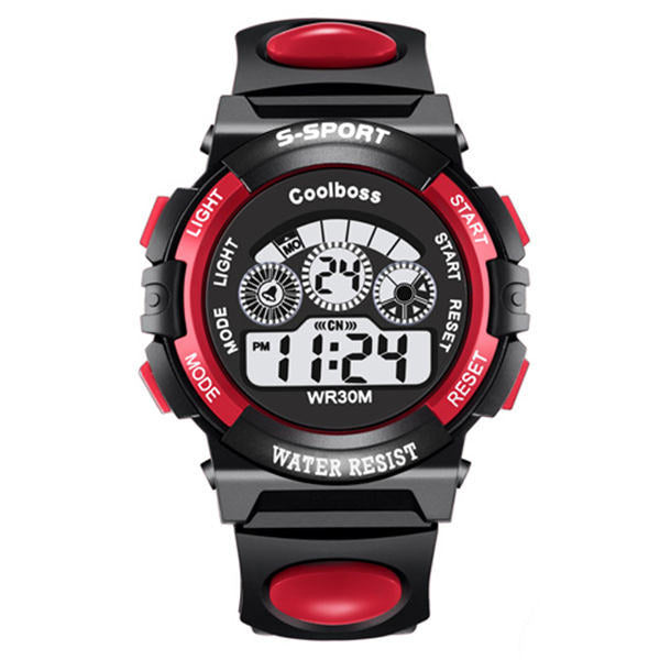 Children Watch Sport Kids Watches Silicone Strap Waterproof LED Digital