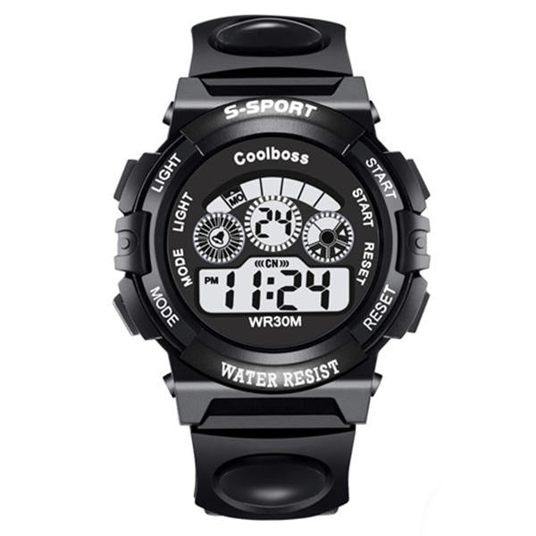 Children Watch Sport Kids Watches Silicone Strap Waterproof LED Digital