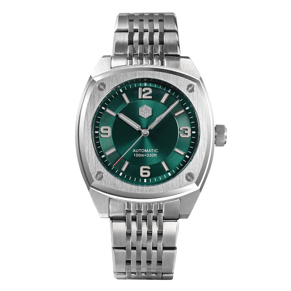 San Martin 39.5mm Original Sports Style High Quality Classic Luxury Men Mechanical Dive Watches Sapphire 10Bar BGW-9