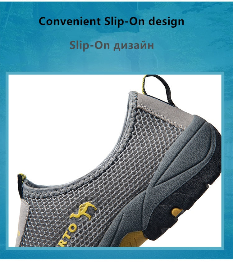 Men's outdoor beach Shoes Mesh Comfortable orthopedic design EVA sole  / FREE Shipping