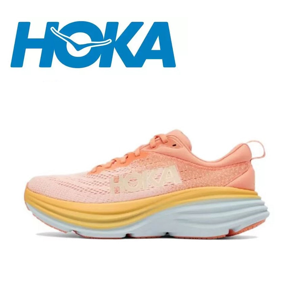 HOKA Bondi 8 Women / Men  Athletic running Marathon shoes / FREE Shipping