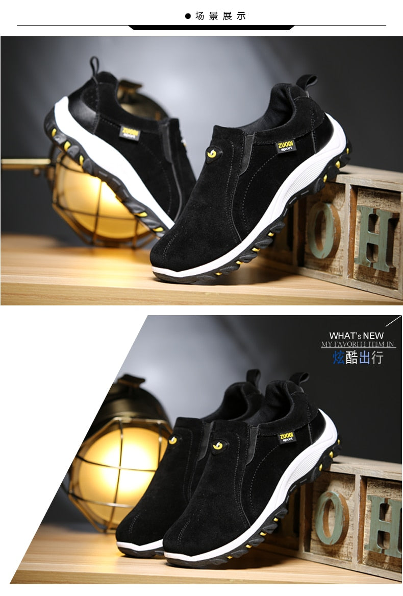 New Casual  Leather Shoes / Loafers for  Men very comfortable and  light / Free Shipping