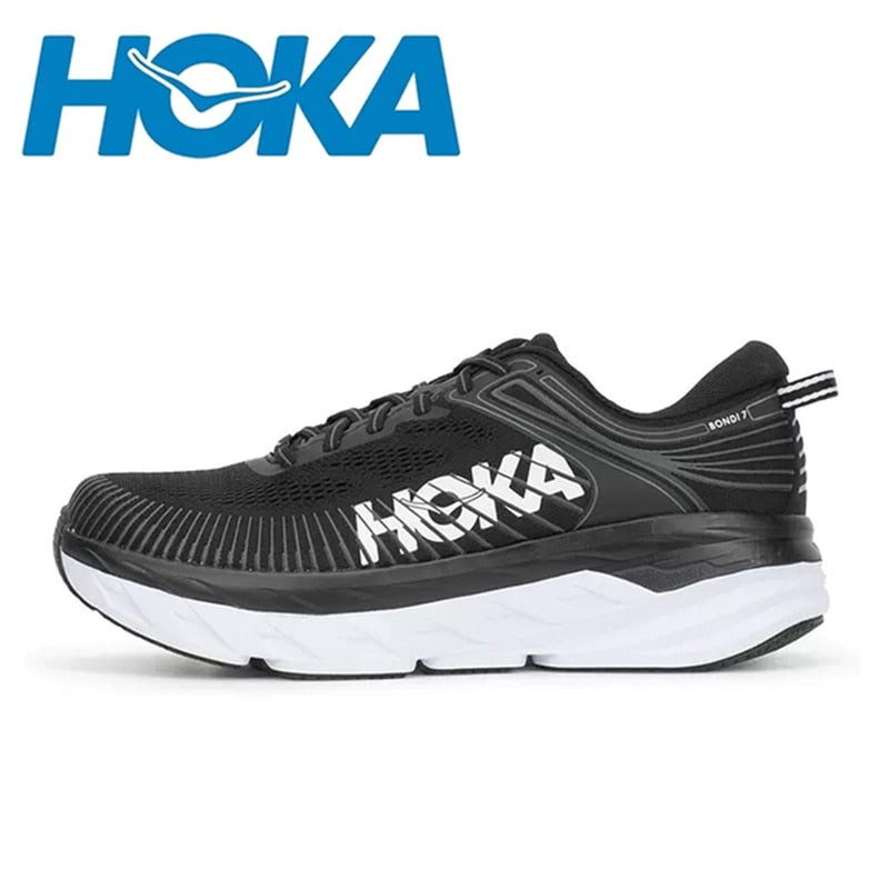 HOKA Bondi 7 Women / Men Air  Mesh Cushion Jogging shoes comfortable/FREE Shipping