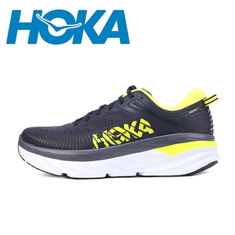 HOKA Bondi 7 Women / Men Air  Mesh Cushion Jogging shoes comfortable/FREE Shipping