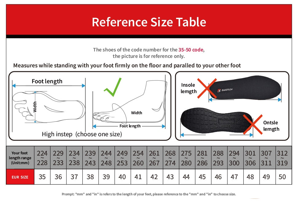 Baasploa Men Professional Running Shoes 2023 Air Mesh comfortable / FREE Shipping