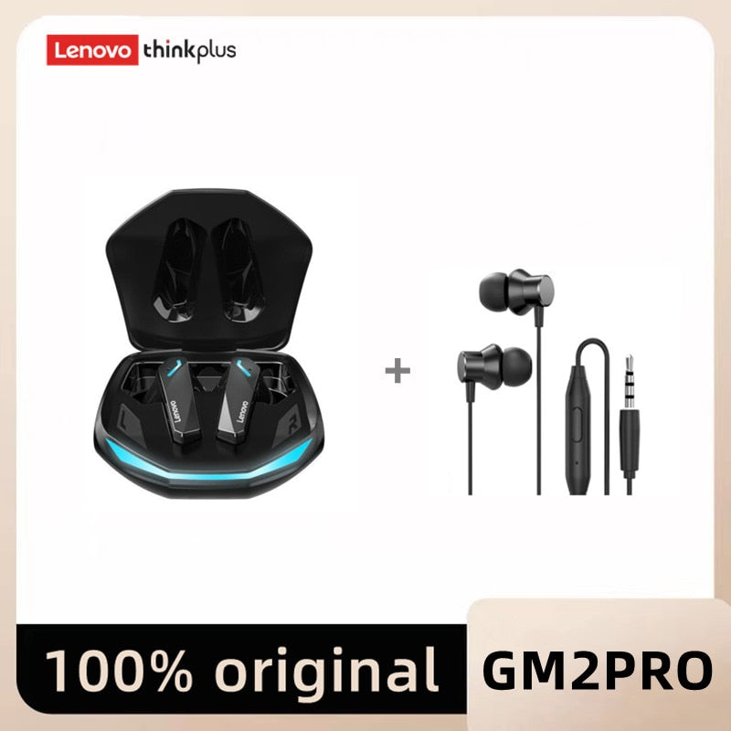 New Lenovo GM2 Pro Bluetooth 5.3 Earphones Gaming Wireless Headphones / FREE Shipping