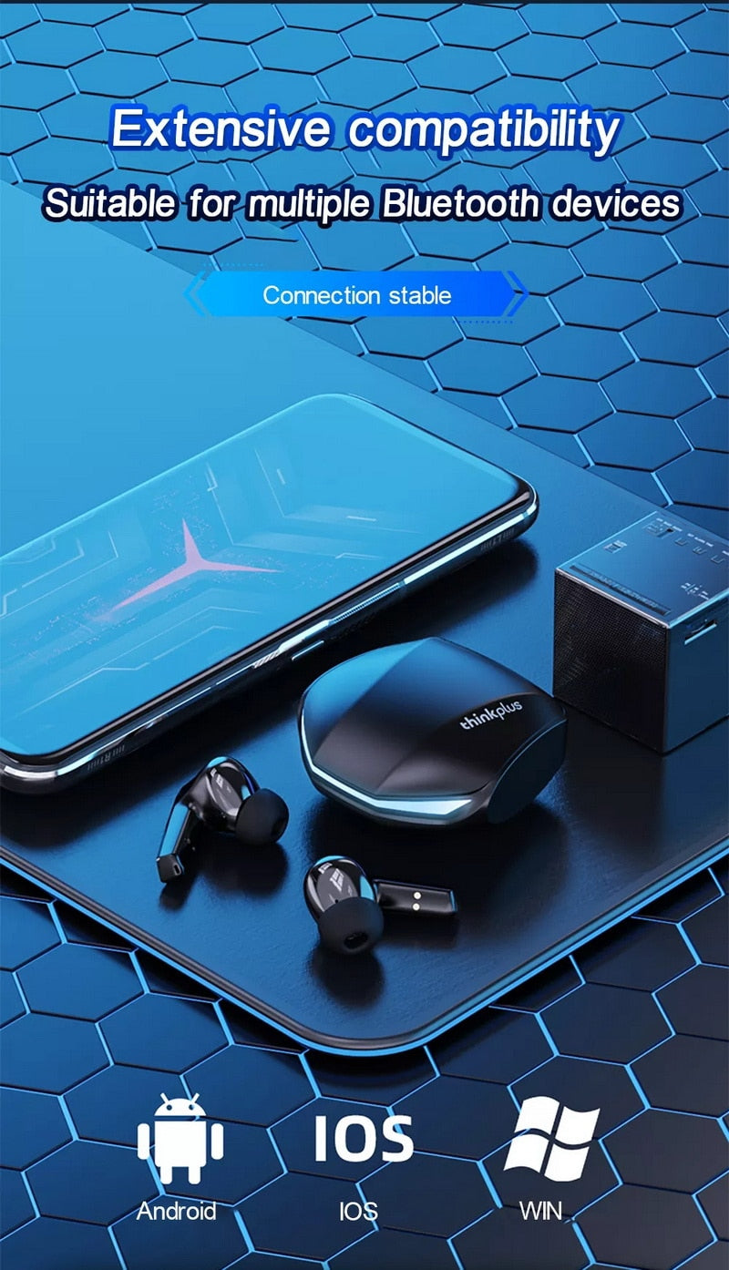 New Lenovo GM2 Pro Bluetooth 5.3 Earphones Gaming Wireless Headphones / FREE Shipping