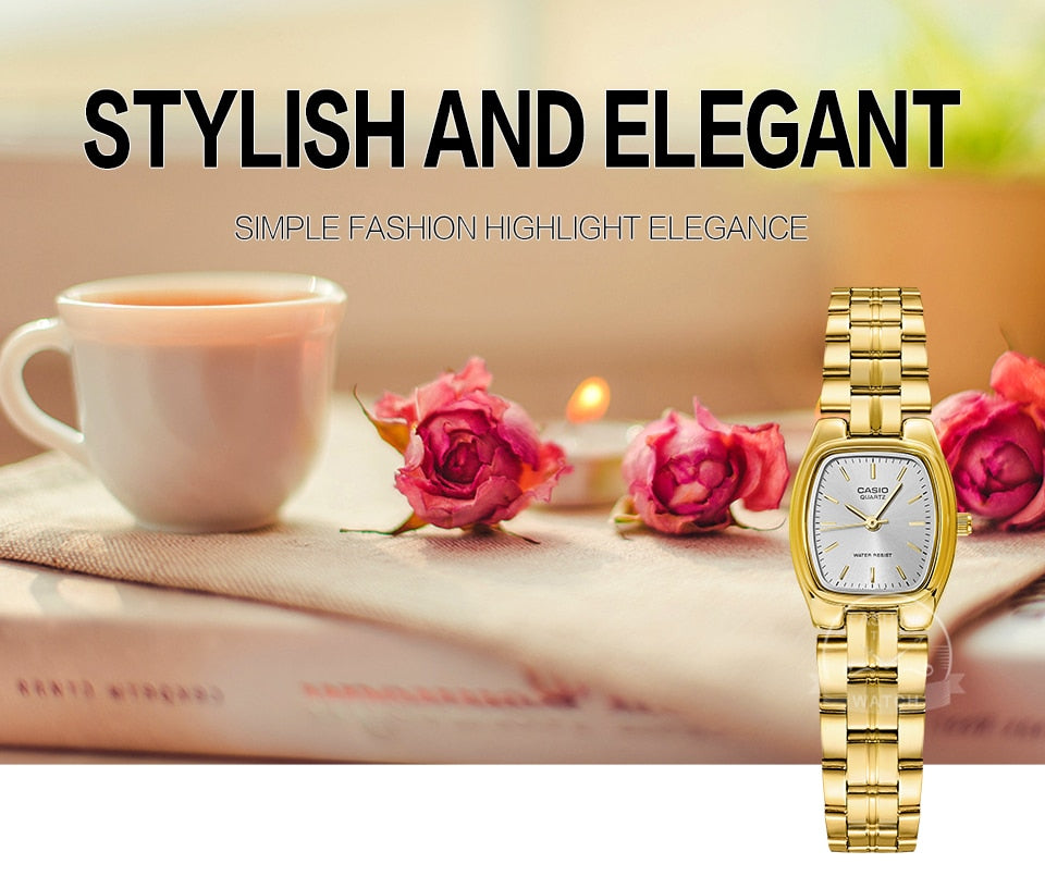 Elegant Casio watch for  women Top Brand  LTP-1169G - Quartz / FREE Shipping