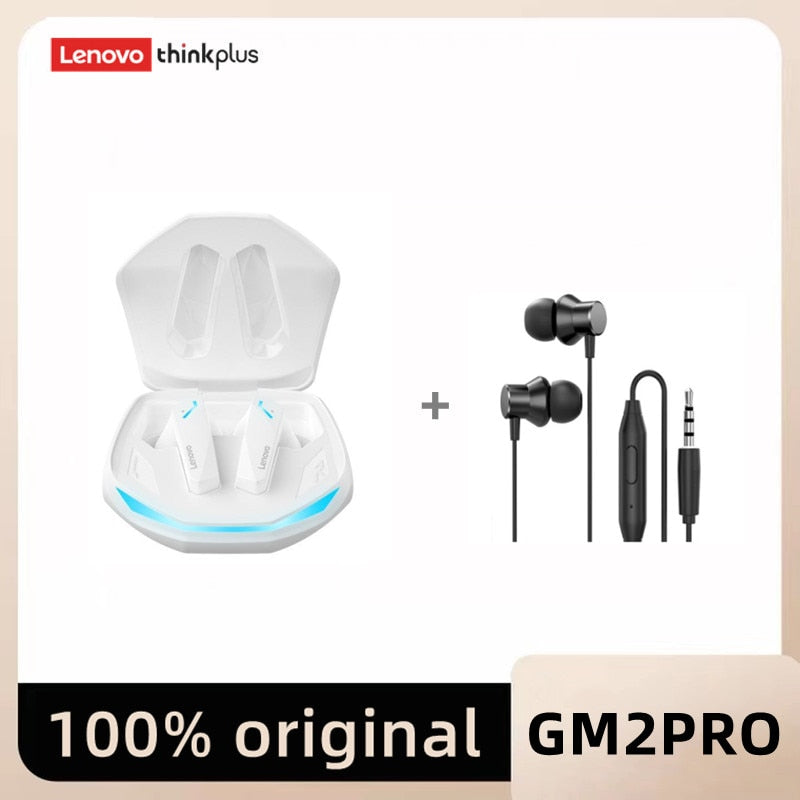 New Lenovo GM2 Pro Bluetooth 5.3 Earphones Gaming Wireless Headphones / FREE Shipping