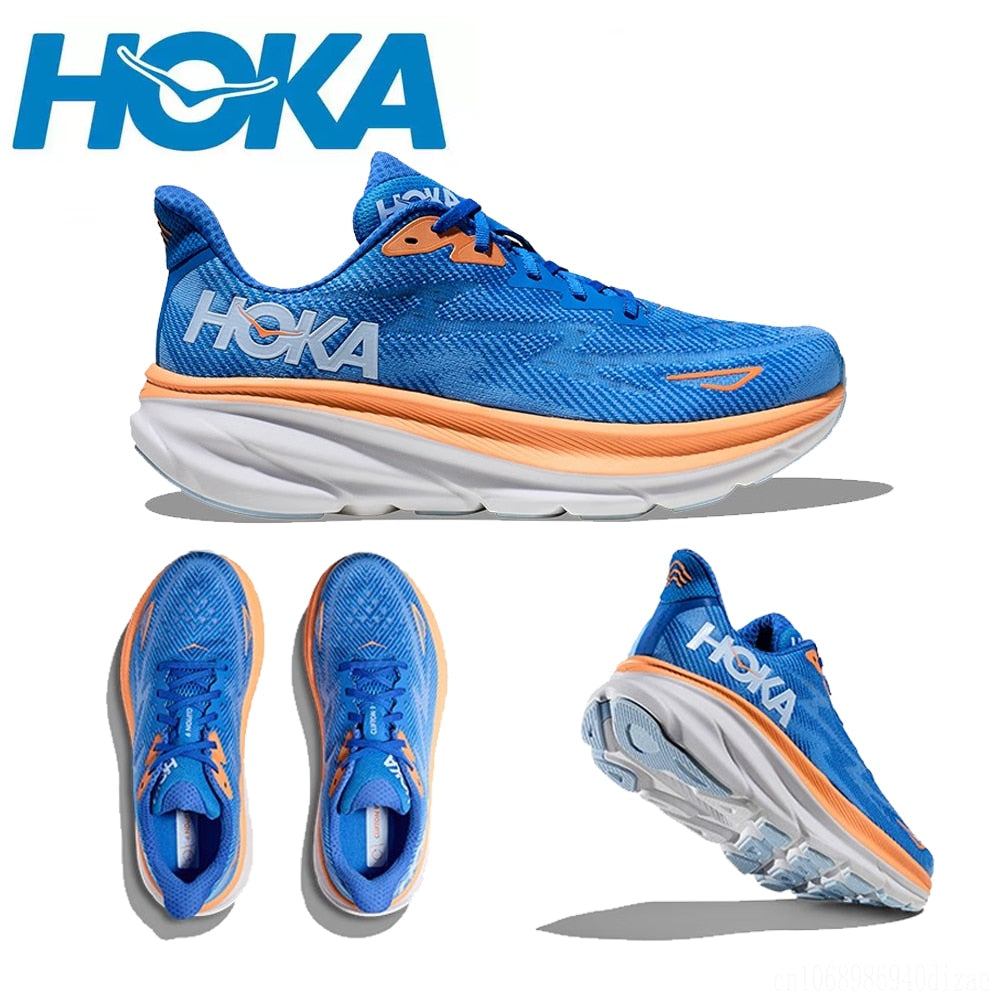 HOKA Clifton 9 Women / Men Soft Mesh Cushion Jogging shoes comfortable /FREE Shipping