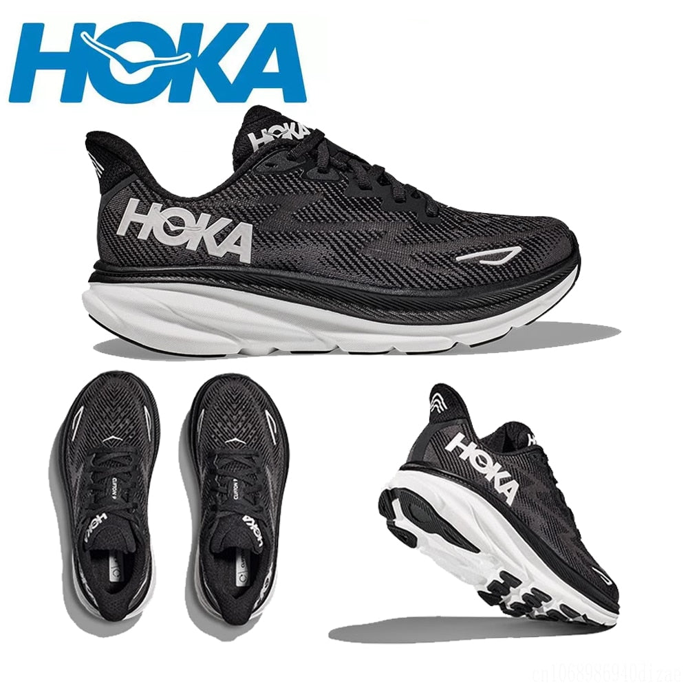 HOKA Clifton 9 Women / Men Soft Mesh Cushion Jogging shoes comfortable /FREE Shipping