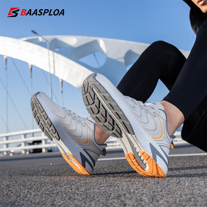 Baasploa Men Professional Running Shoes 2023 Air Mesh comfortable / FREE Shipping