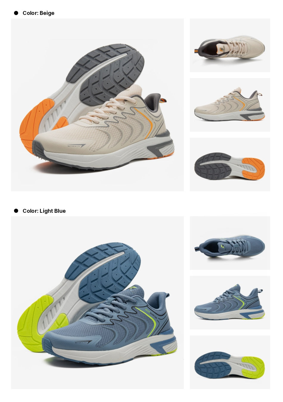 Baasploa Men Professional Running Shoes 2023 Air Mesh comfortable / FREE Shipping