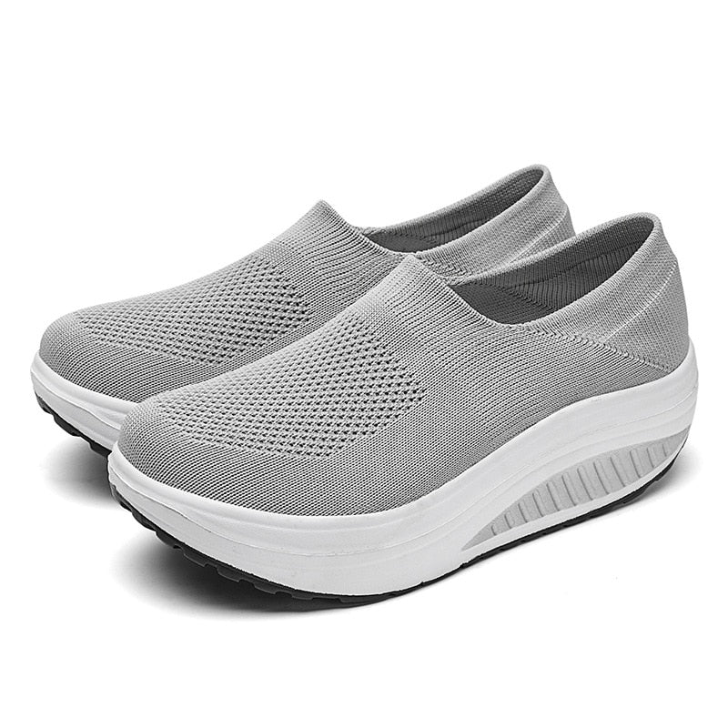 Atikota Orthopedic Platform Sneakers for Women Mesh Flat and comfortable / FREE Shipping