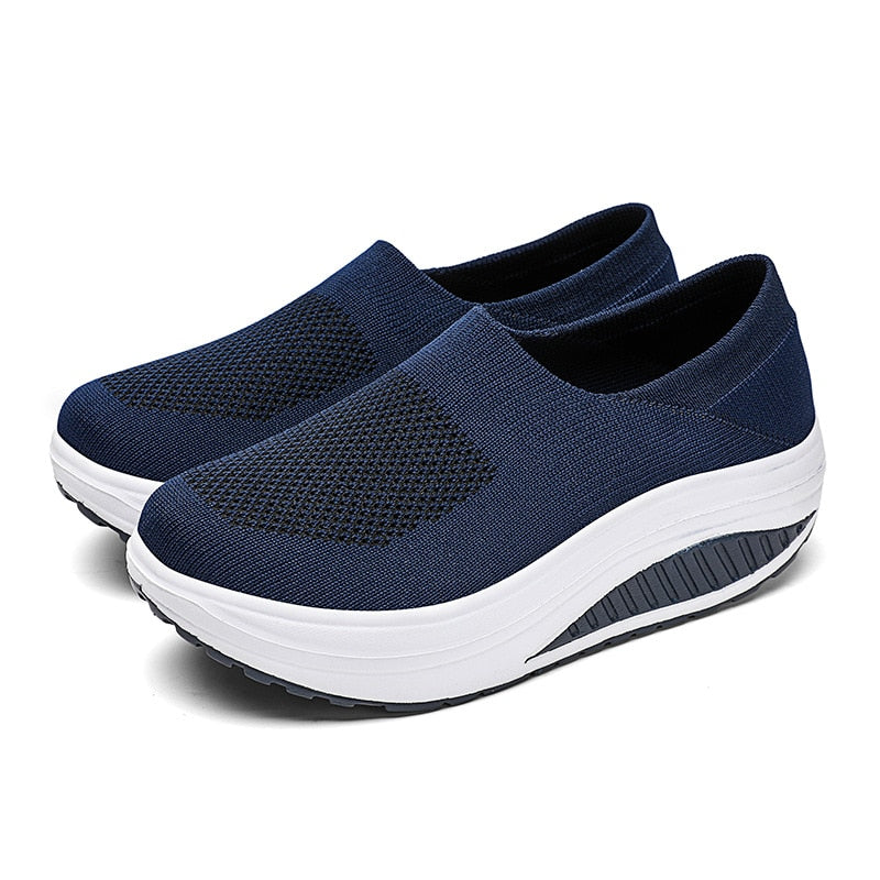 Atikota Orthopedic Platform Sneakers for Women Mesh Flat and comfortable / FREE Shipping