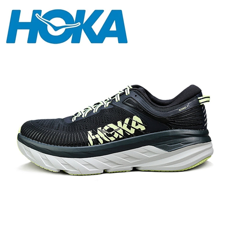 HOKA Bondi 7 Women / Men Air  Mesh Cushion Jogging shoes comfortable/FREE Shipping
