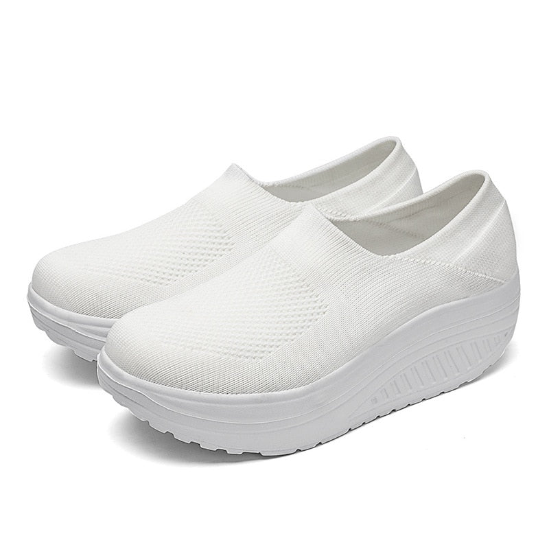 Atikota Orthopedic Platform Sneakers for Women Mesh Flat and comfortable / FREE Shipping