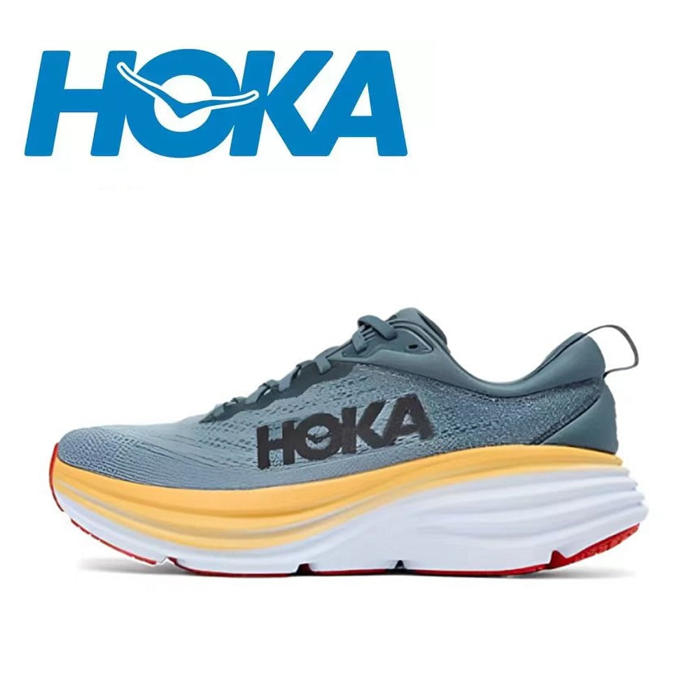 HOKA Bondi 8 Women / Men  Athletic running Marathon shoes / FREE Shipping