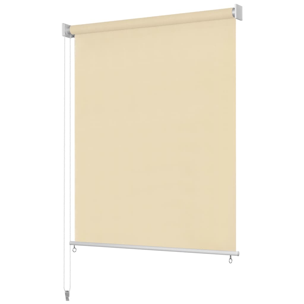 Outdoor Roller Blind 47.2"x55.1" Cream - Cream