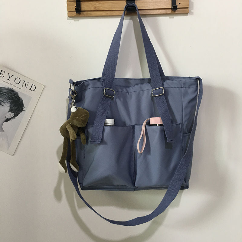 Ladies  Bag great for work/Salon or beach with Zipper / Nylon Waterproof / Large Capacity Tote Shoulder Bag  / FREE Shipping
