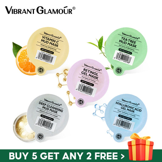 VIBRANT GLAMOUR Gel Mud Mask /  Acne cleanser / Moisturizing Anti-aging Deep / Lifting Firming Oil Control  / FREE Shipping