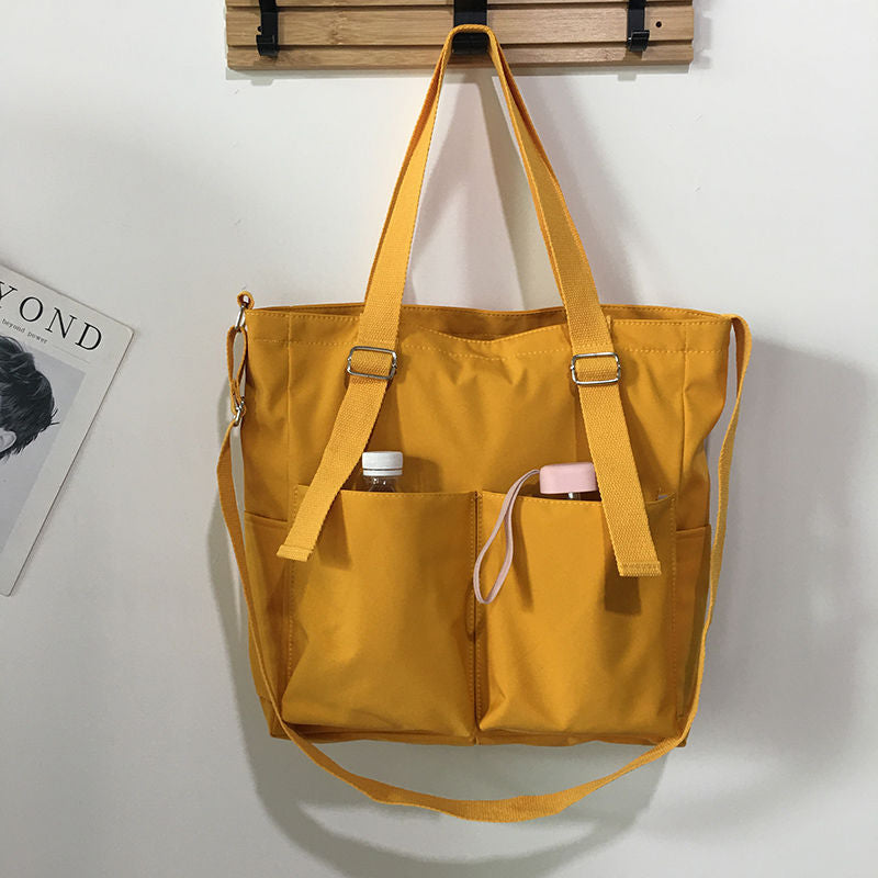 Ladies  Bag great for work/Salon or beach with Zipper / Nylon Waterproof / Large Capacity Tote Shoulder Bag  / FREE Shipping