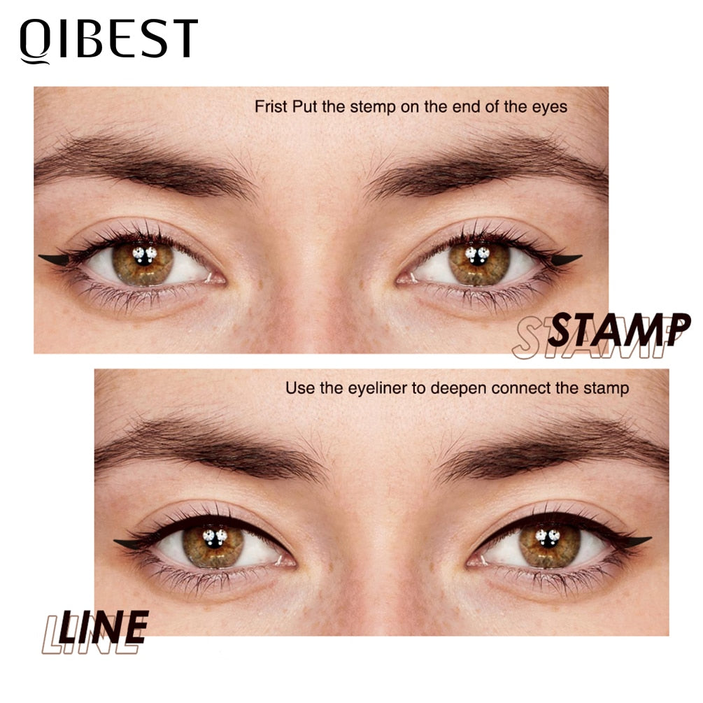 QIBEST multi-color  Eyeliner  Pen Waterproof Fast Dry Double-ended / FREE shipping