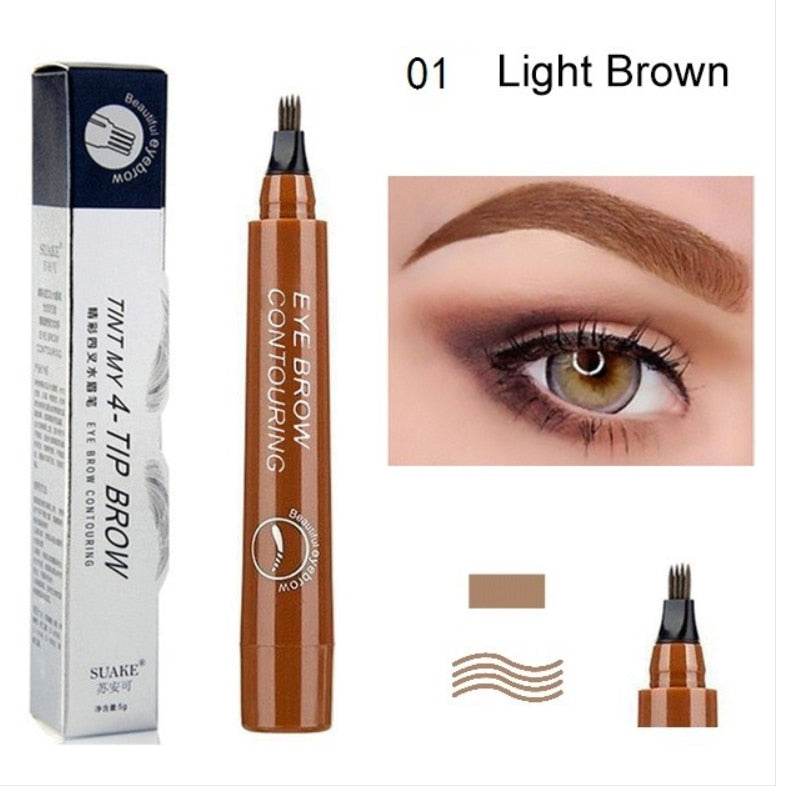 4 Point Eyebrow Liquid Pencil Waterproof - Microblade / Buy 25 get 7 FREE / Enter Code 24QZ9JA6Y2N6 / FREE Shipping
