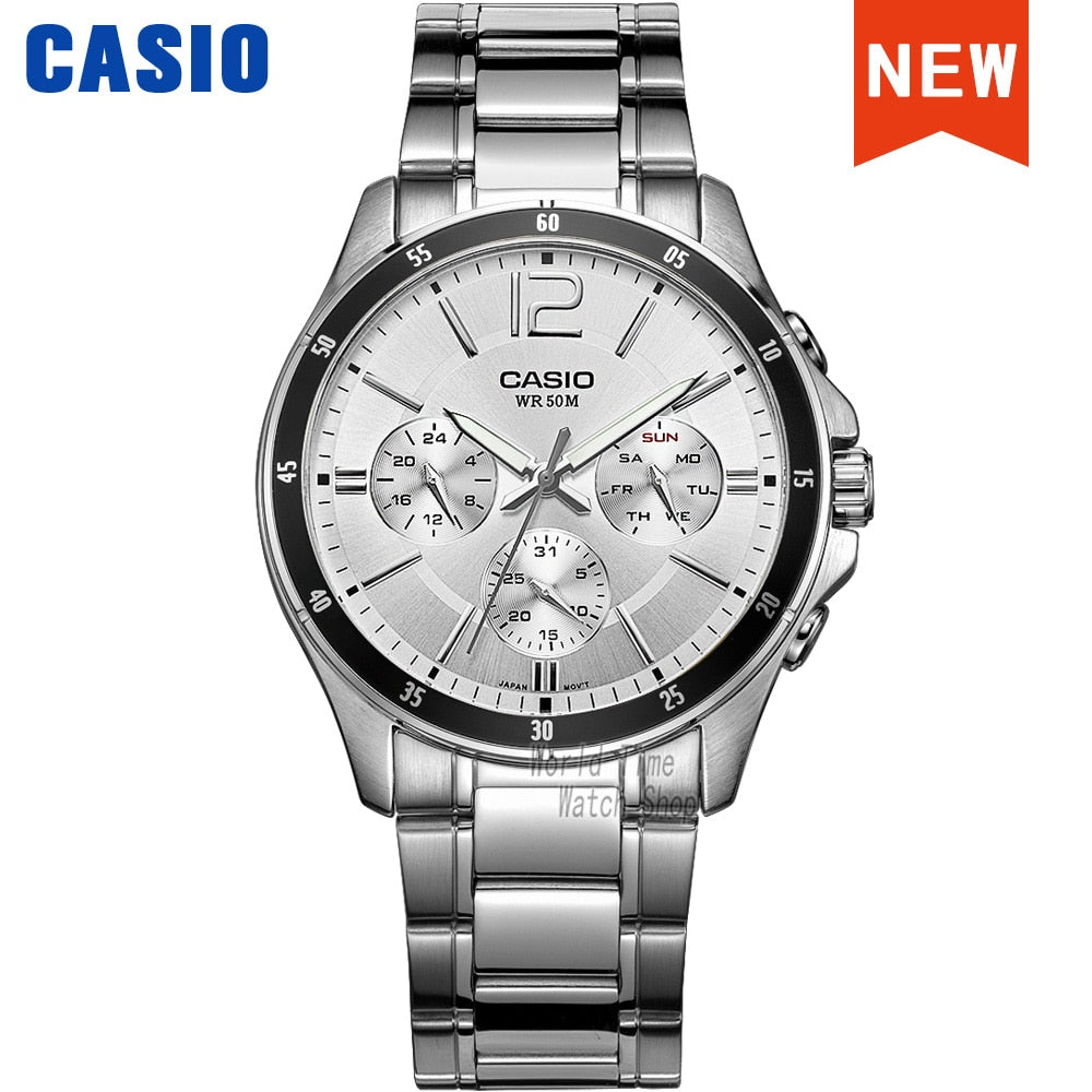 Men's Casio Luxury wrist watch Top brand luxury 50m Waterproof / FREE Shipping