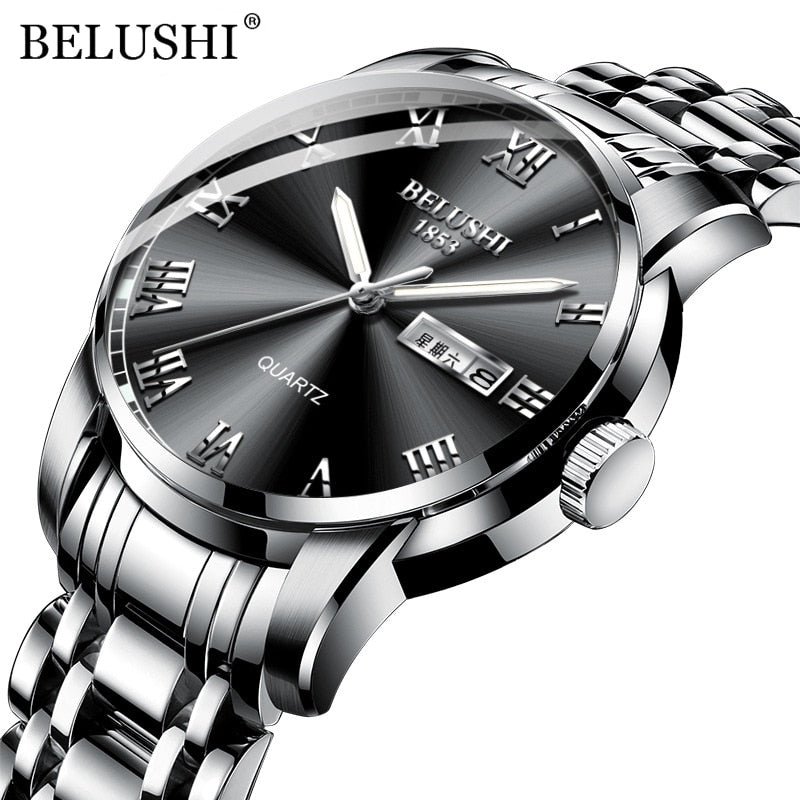 BELUSHI Top Brand Luxury Men's Watch, Luminous/ FREE Shipping - tracking available