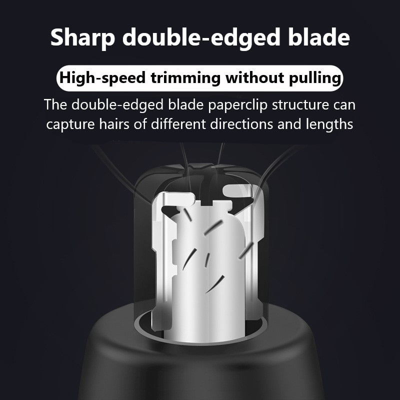 Kemei  Professional Nose / ear  Hair Trimmer - eyebrow  Clipper / USB rechargeable / FREE Shipping