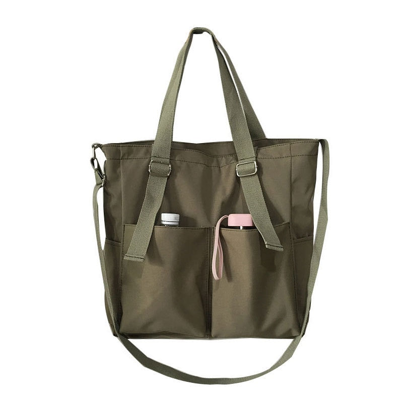 Ladies  Bag great for work/Salon or beach with Zipper / Nylon Waterproof / Large Capacity Tote Shoulder Bag  / FREE Shipping