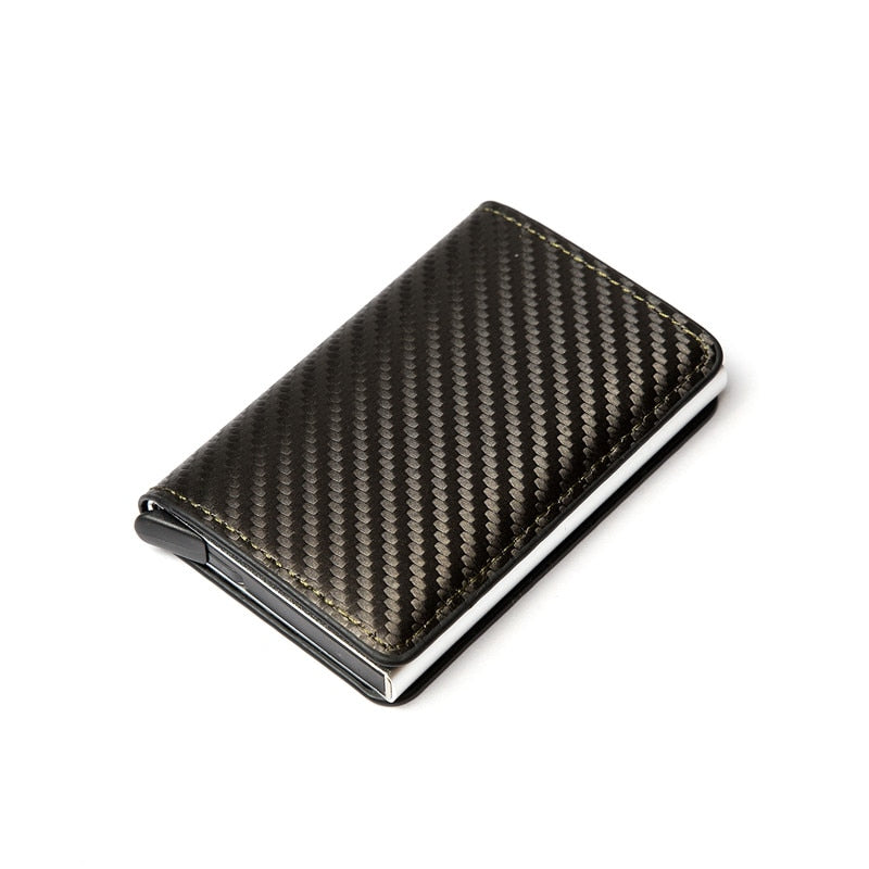 Men RFID Blocking Money, Bank Card Slim Leather Wallet-ID Holder-money clip/ Free Shipping